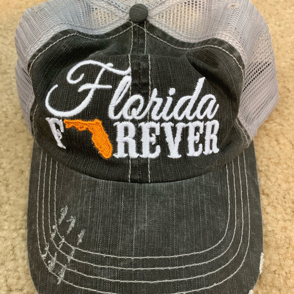 Florida forever adjustable trucker hat